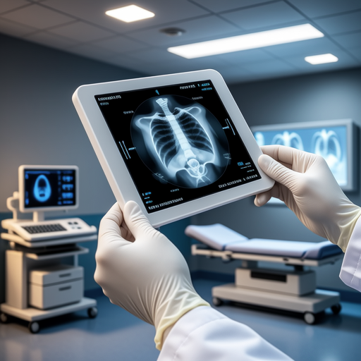 Wireless detector in clinical use