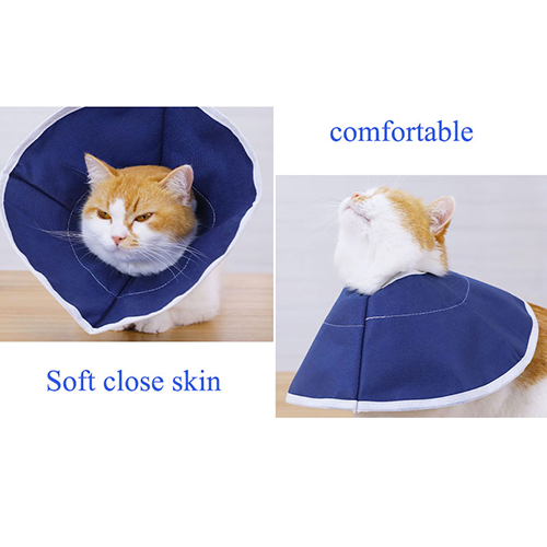 Soft cat cone collar Non-woven Fabric Cat Elizabeth Collar